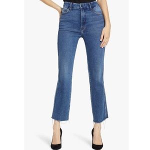 Good American Good Curve Straight Leg Denim NWT